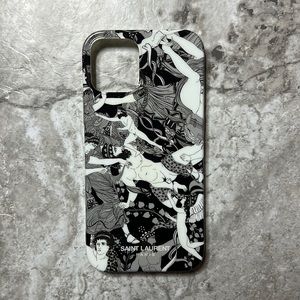 Authentic Saint Laurent 12 Pro Case in “Scandal”